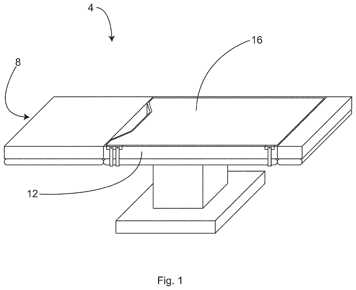 Patient securement system for the surgical trendelenburg position