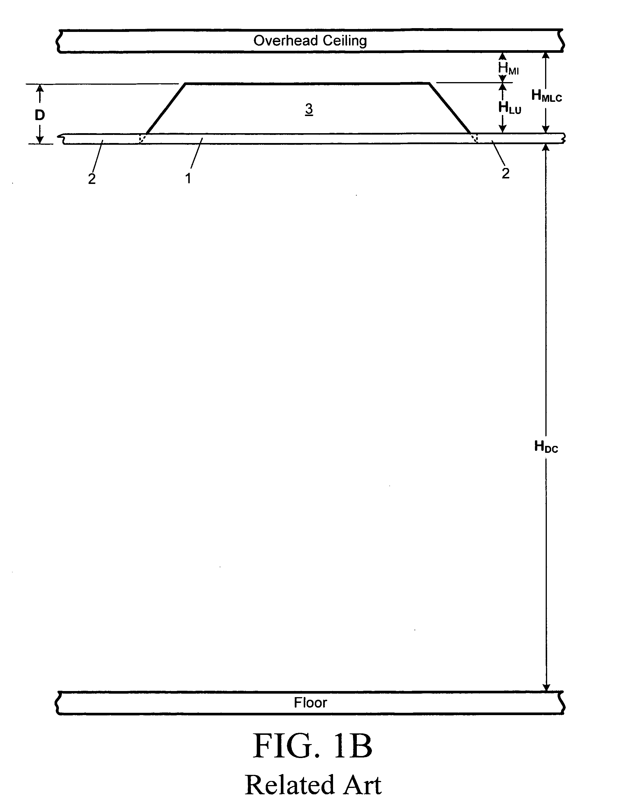 Low-clearance light-emitting diode lighting