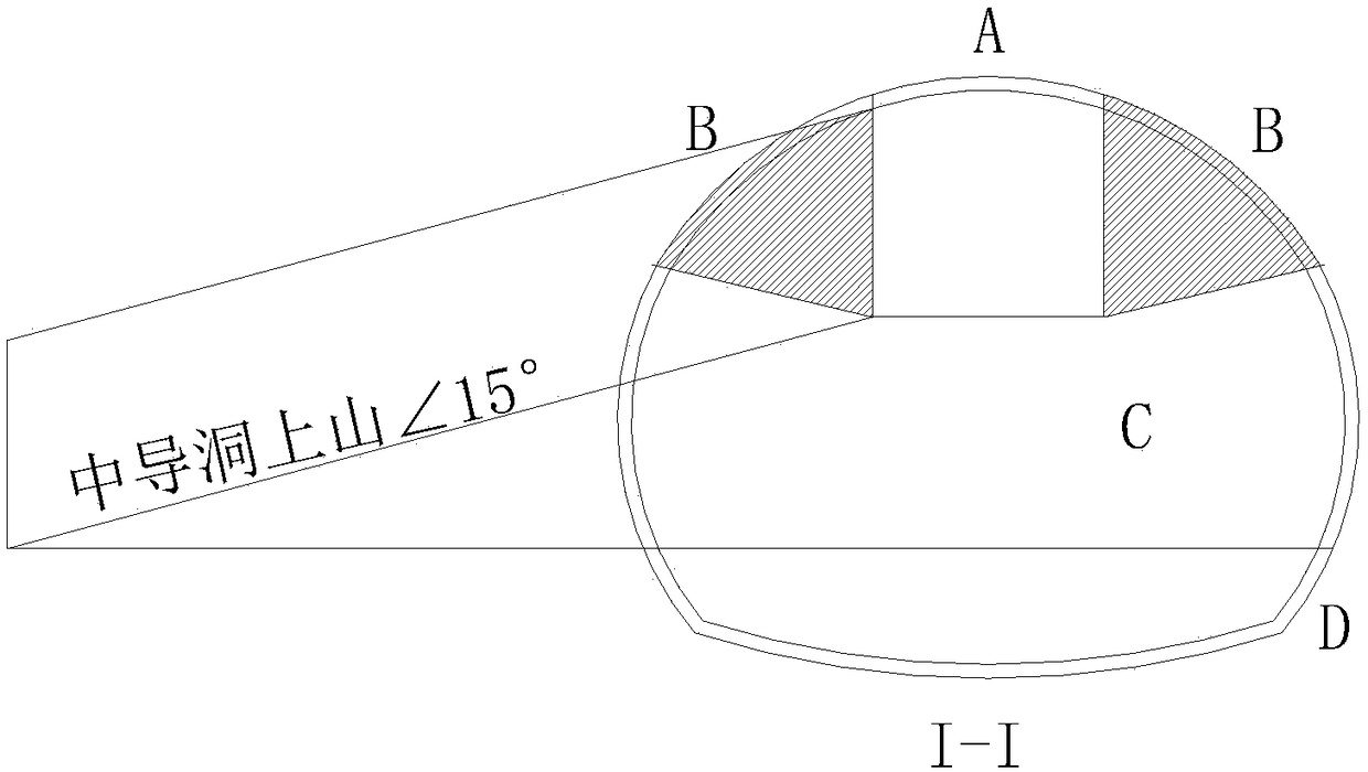 Excavating construction method for special stratum cave