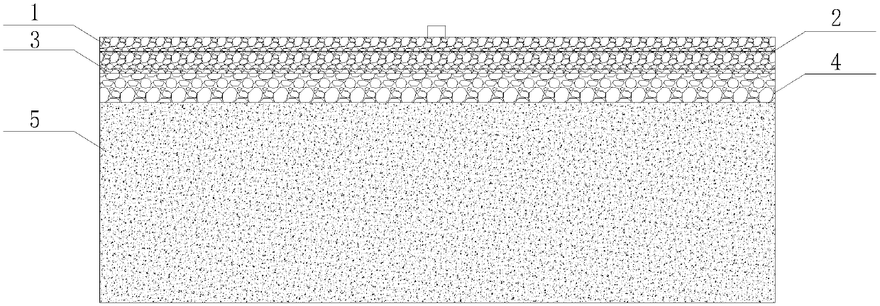 A kind of ice-melting and snow-melting heat-generating floor mat for road and its road surface construction method