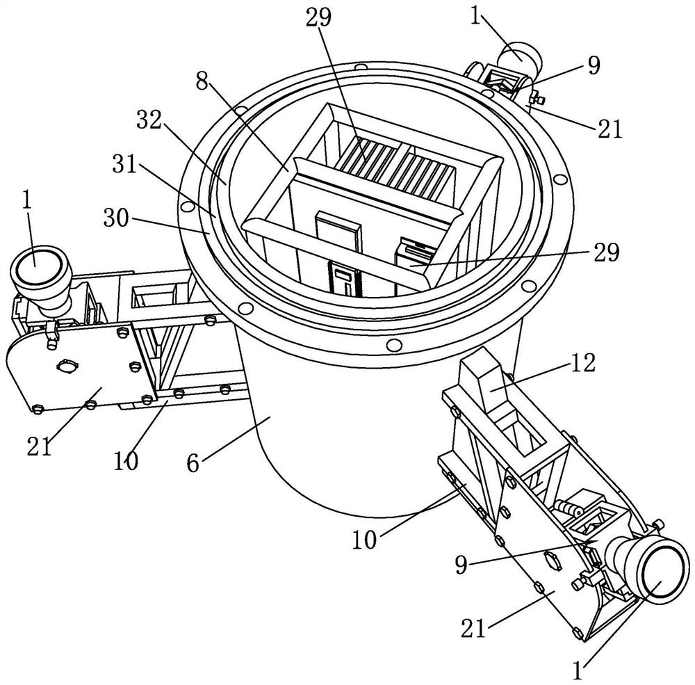 An underwater moving target monitoring system applied to water security