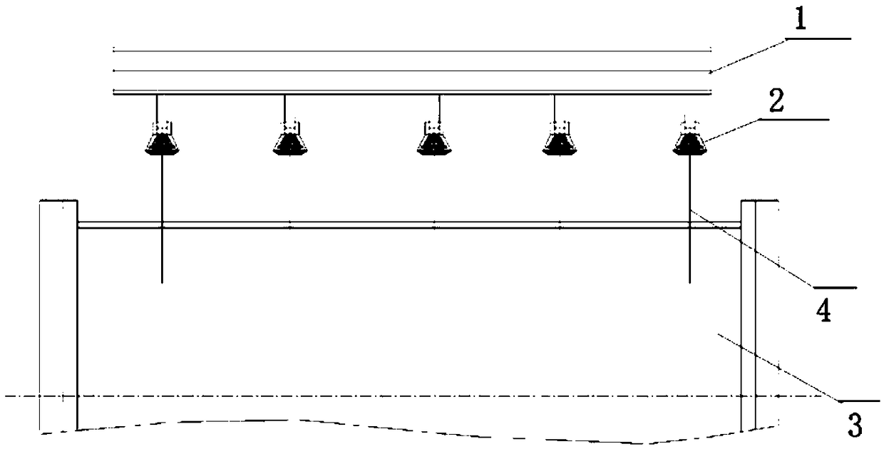 Falling film type evaporator