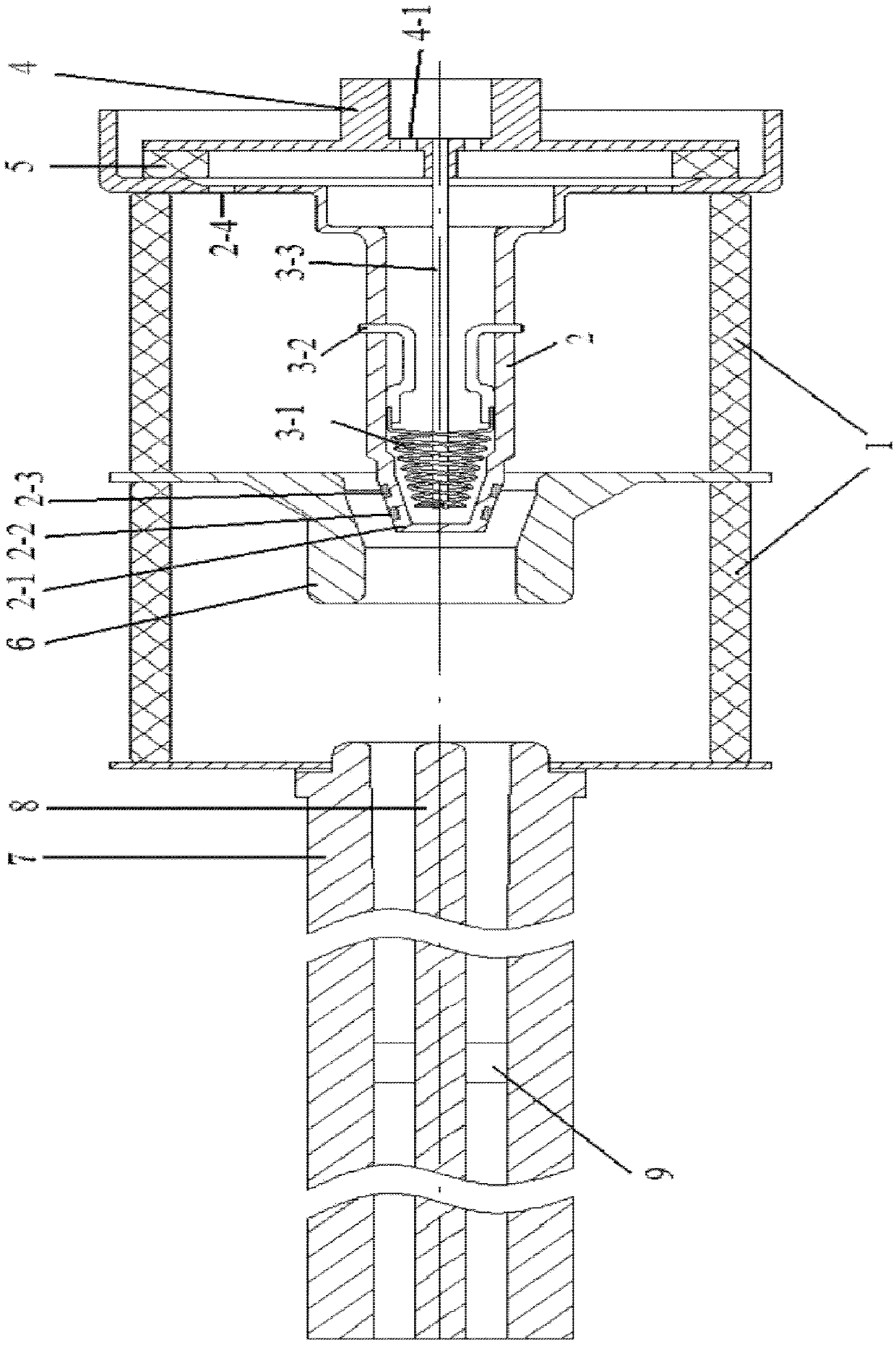 Coaxial double electron beam electron gun