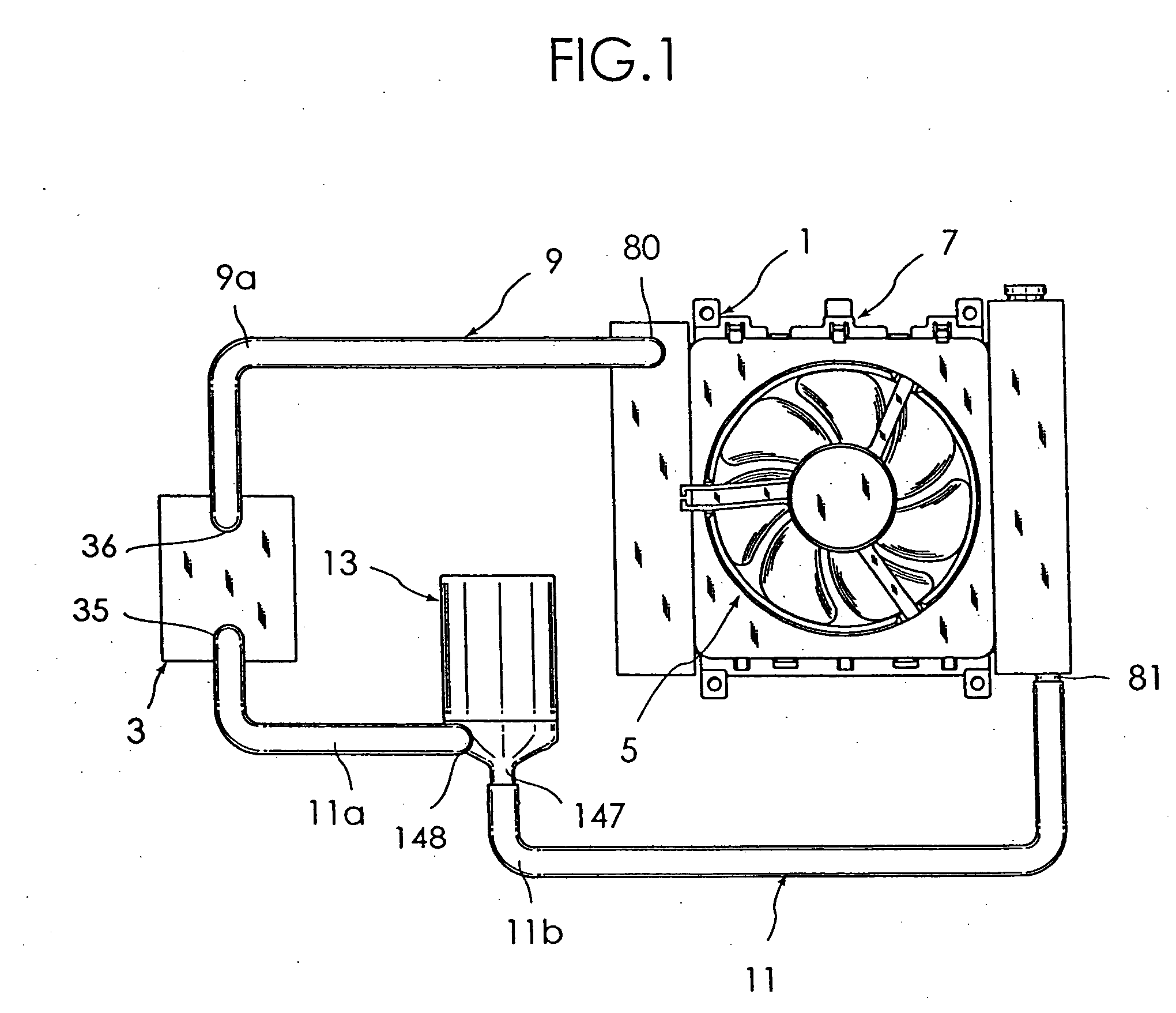 Electronic component cooling apparatus