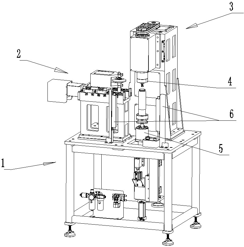 Vertical flanging machine