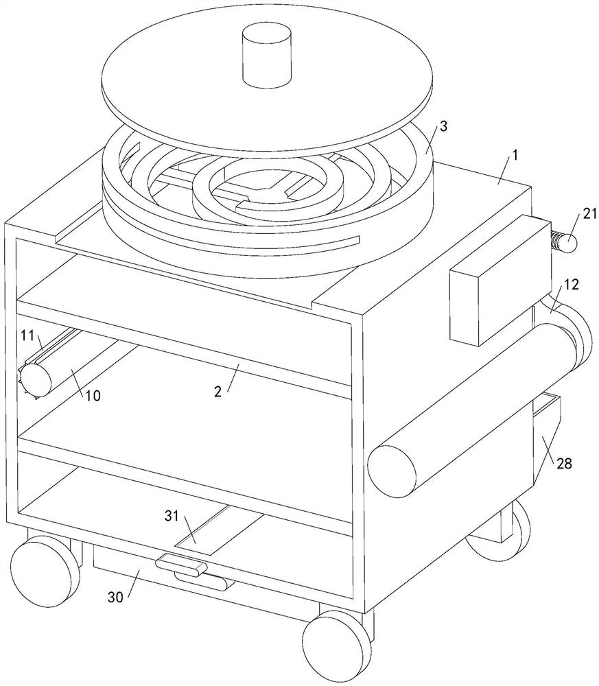 Self-cleaning type bread baking equipment