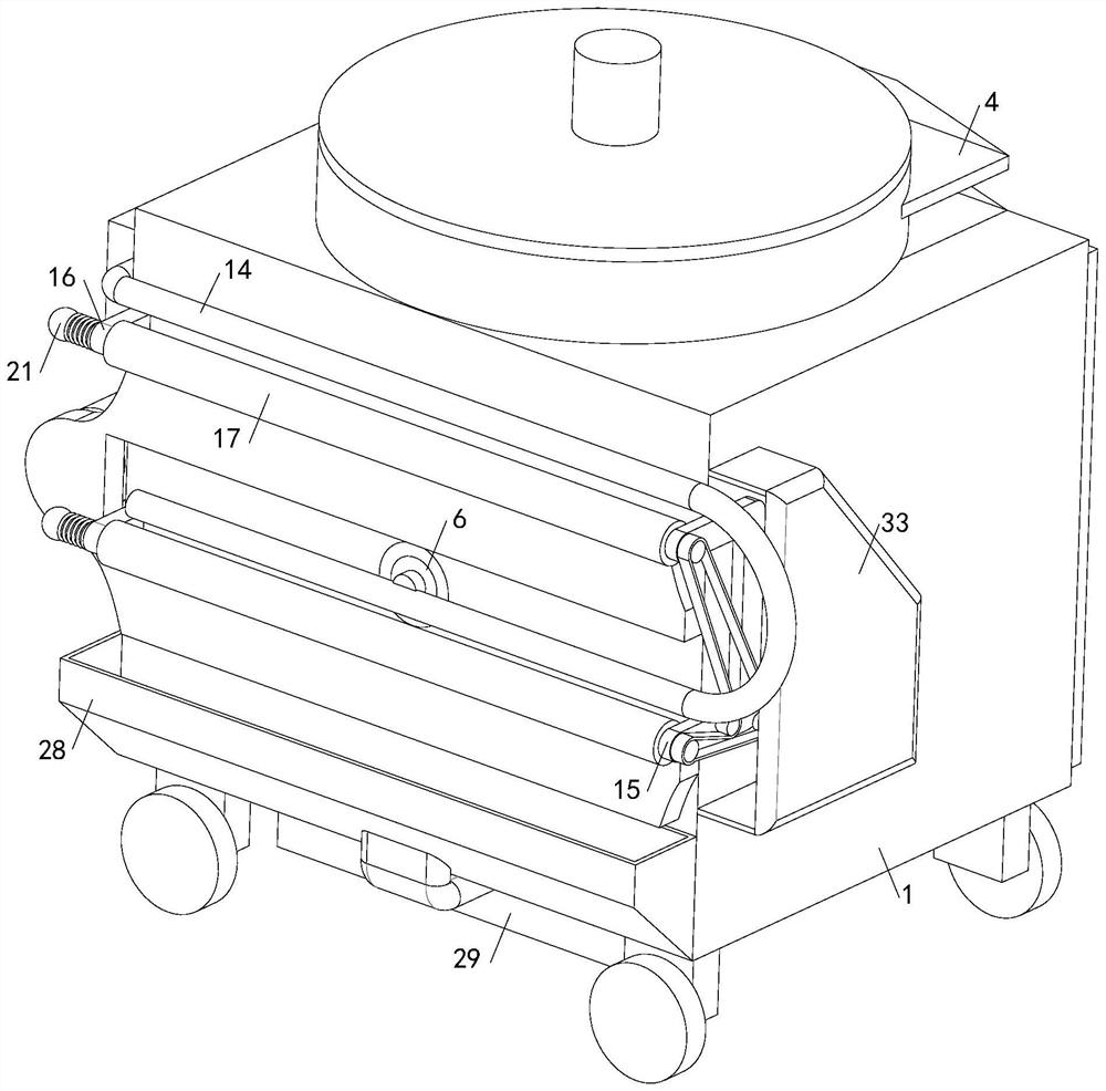 Self-cleaning type bread baking equipment