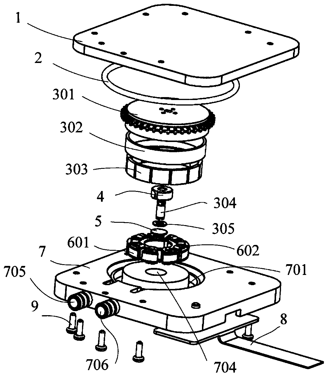 Vortex type micro-pump