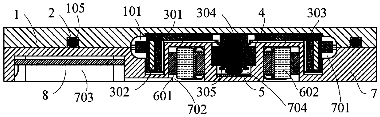 Vortex type micro-pump