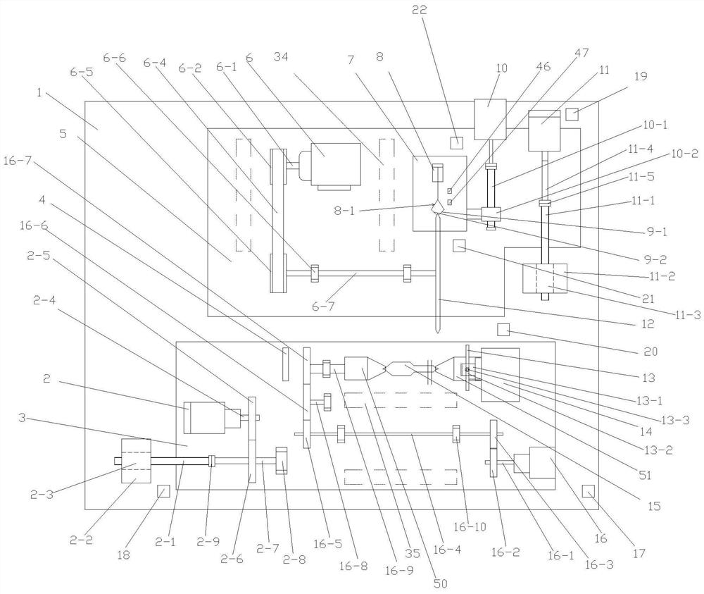 Extrusion tap grinding machine and using method thereof