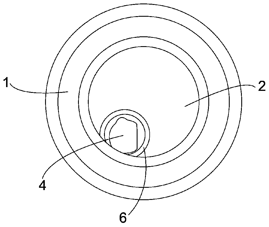 Paper cup cover and preparation method thereof