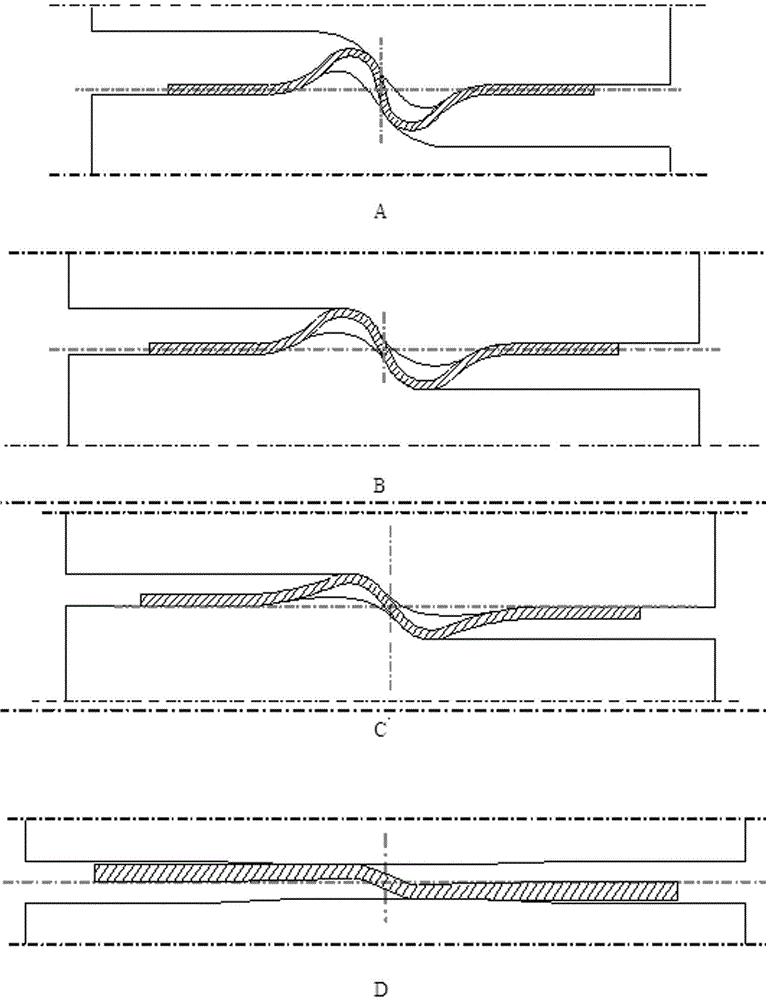 Mill roll system for flattening irregular metal part and flattening rolling method