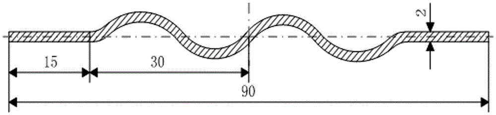 Mill roll system for flattening irregular metal part and flattening rolling method