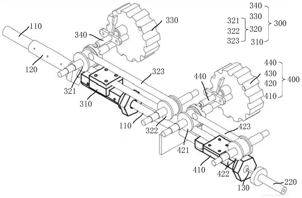 Implant conveying handle, implant system, conveying system and working method of conveying system