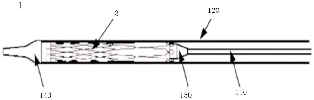 Implant conveying handle, implant system, conveying system and working method of conveying system