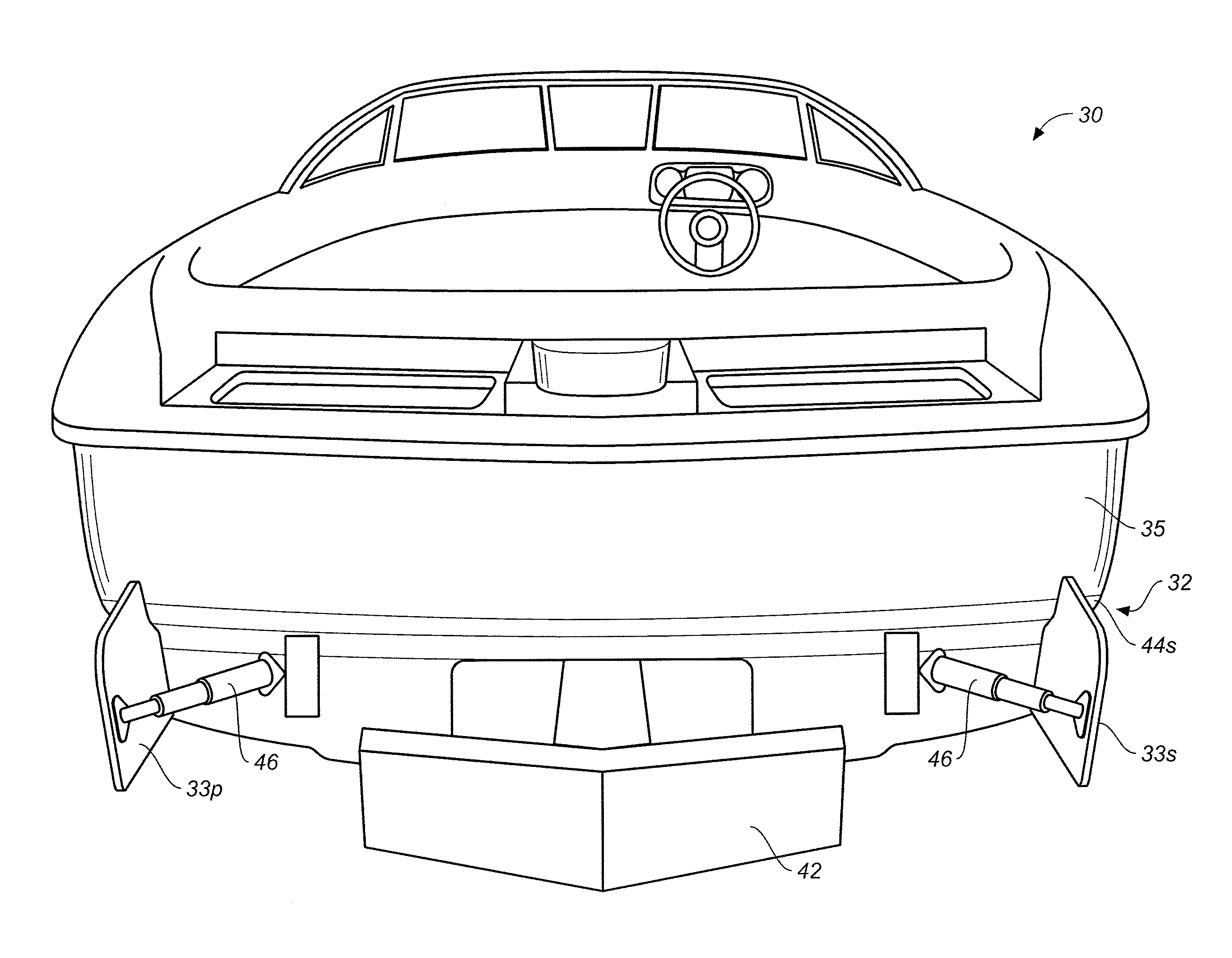 Surf wake system for a watercraft