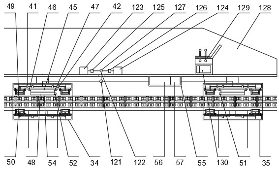 Intelligent rail-holding high-temperature superconducting maglev train system