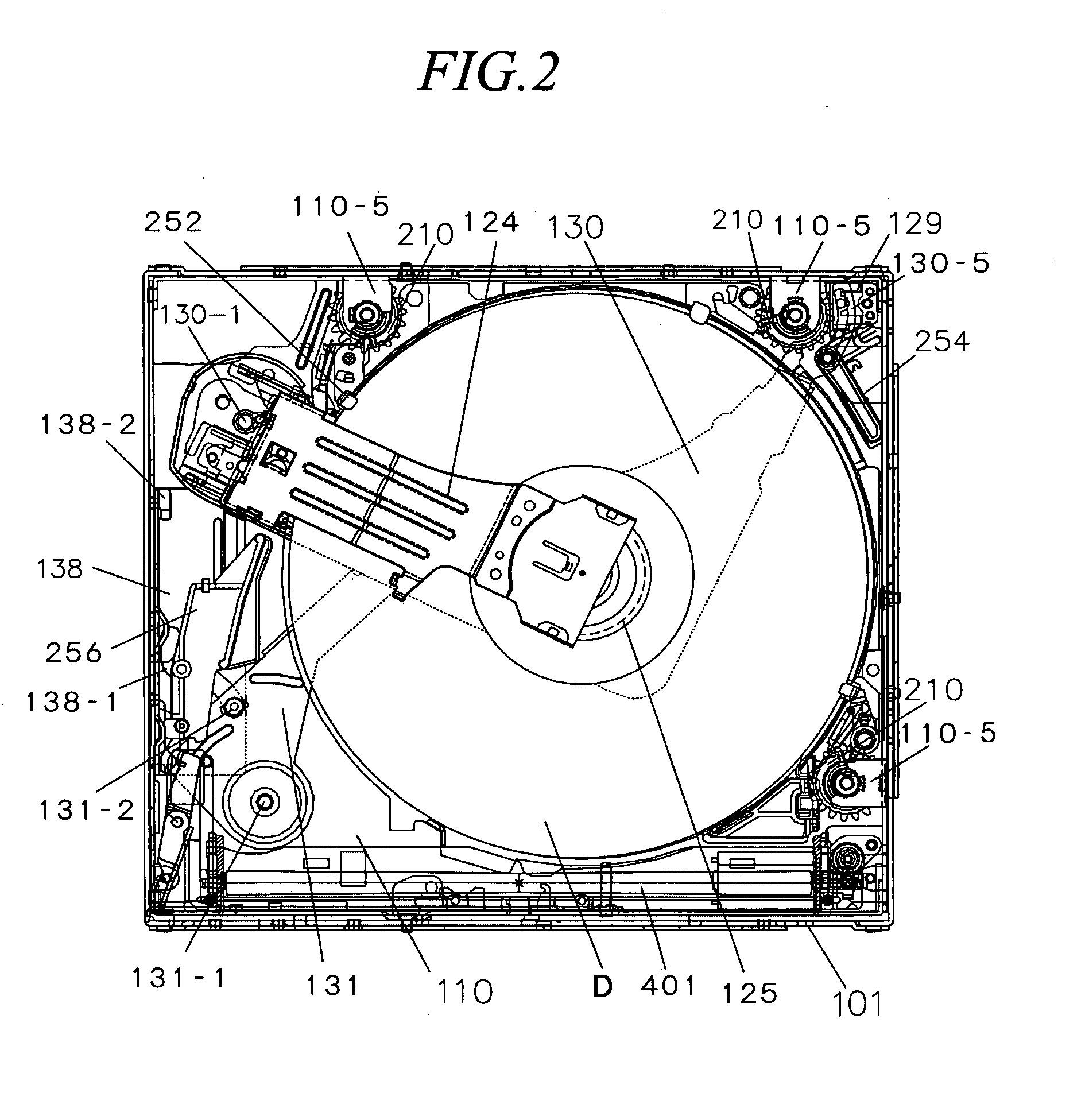 Disk Selecting Device And Disk Device