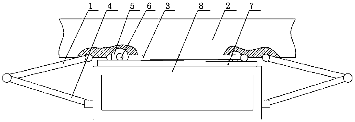 An electro-hydraulic control device for a hydraulic support