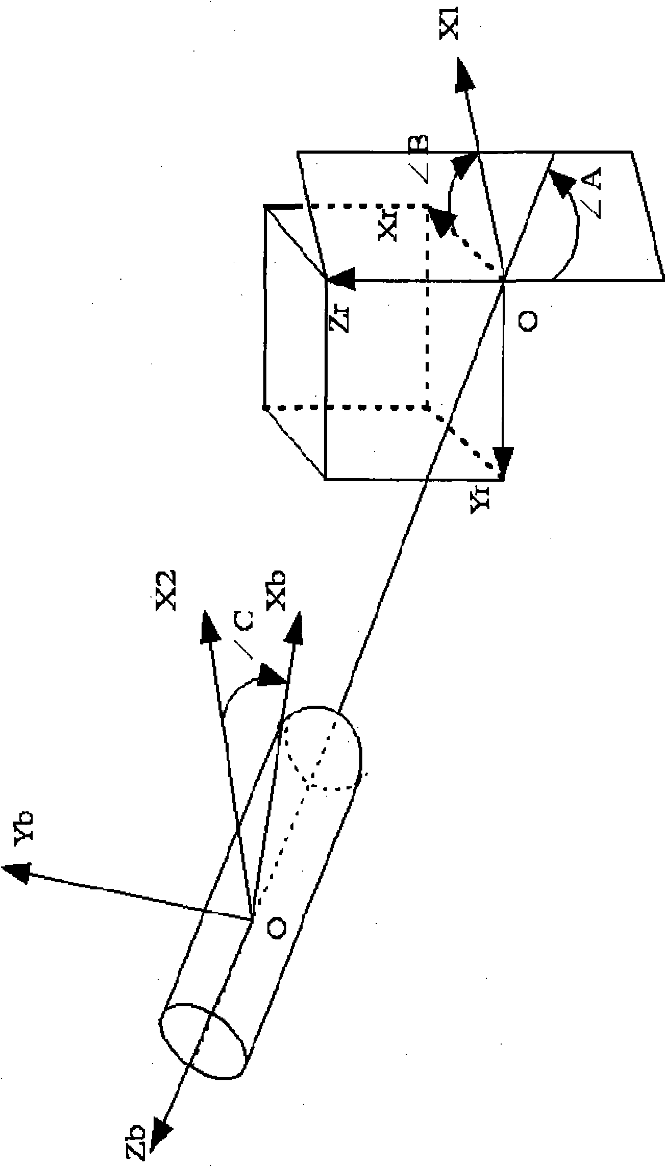 Three-dimensional guiding method for use in orthopaedic operation and guider thereof