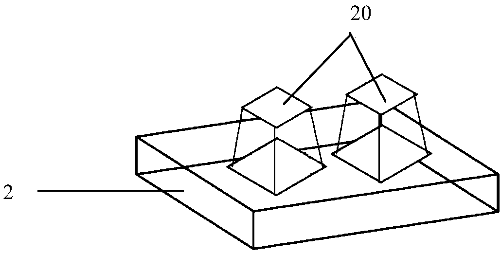 Color adjustable perovskite LED based on micro-nano structure and preparation method thereof