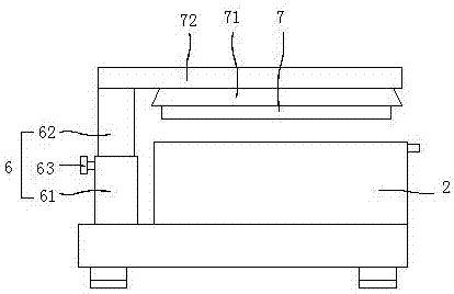 Drying device of inkjet printer