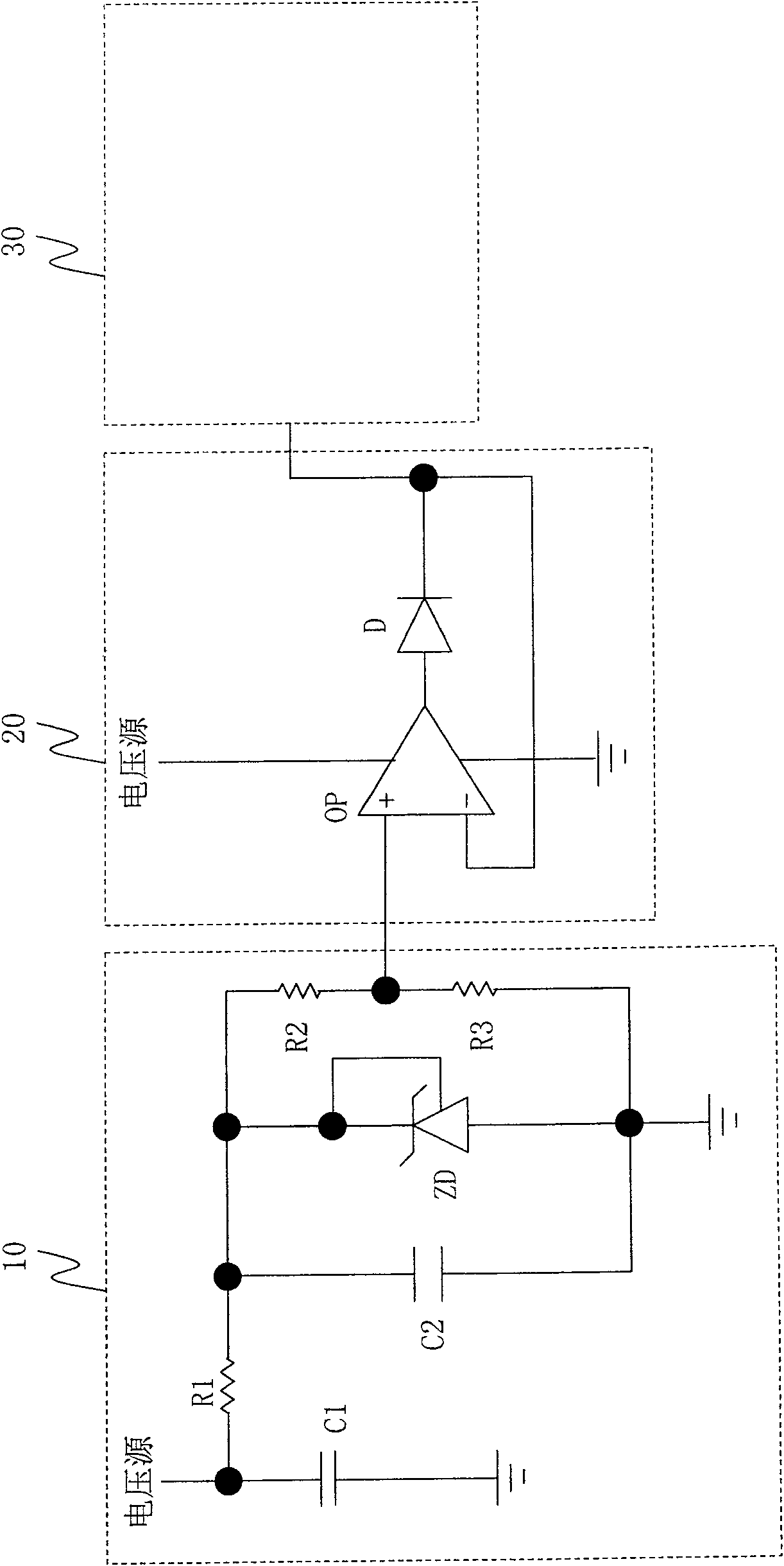 Electric power voltage stabilizer outputting constant voltage