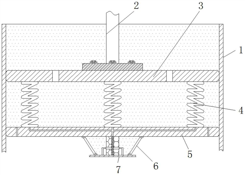 Damping type shock absorber device capable of preventing elasticity from disappearing