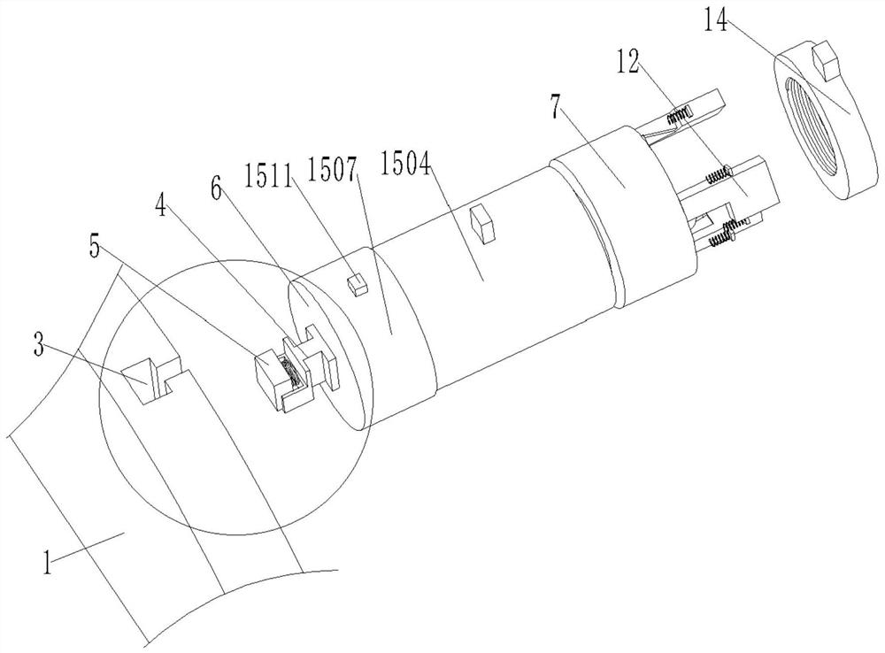 Cast-in-place pile reinforcement cage lowering device