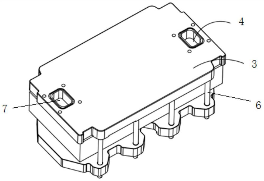 Fuel cell pole bipolar plate leakage detection method