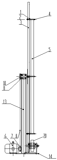 Winding mechanism for pulling adhesive tape