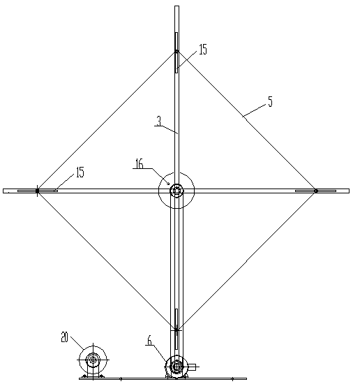 Winding mechanism for pulling adhesive tape