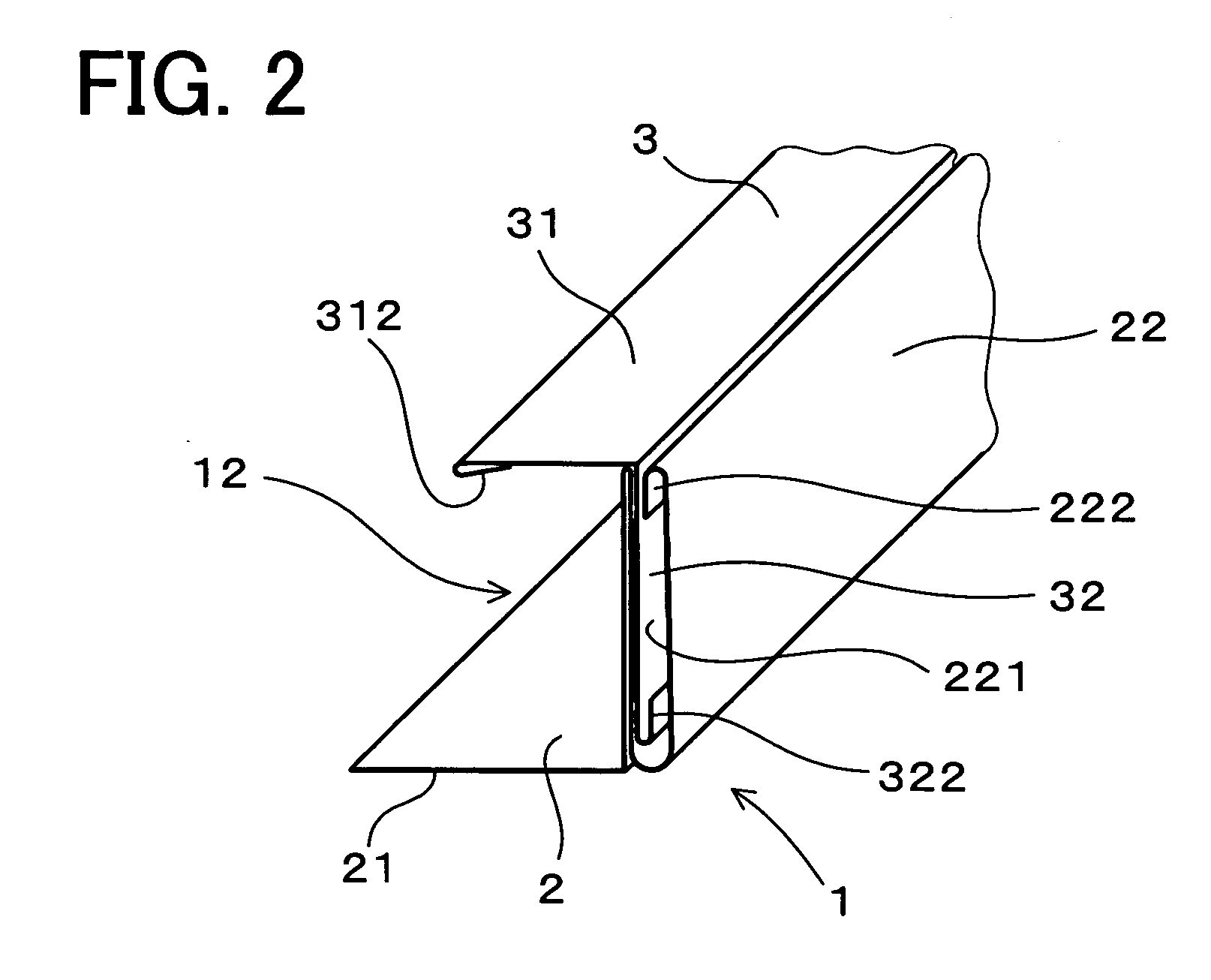 J-channel and siding boards attachment structure