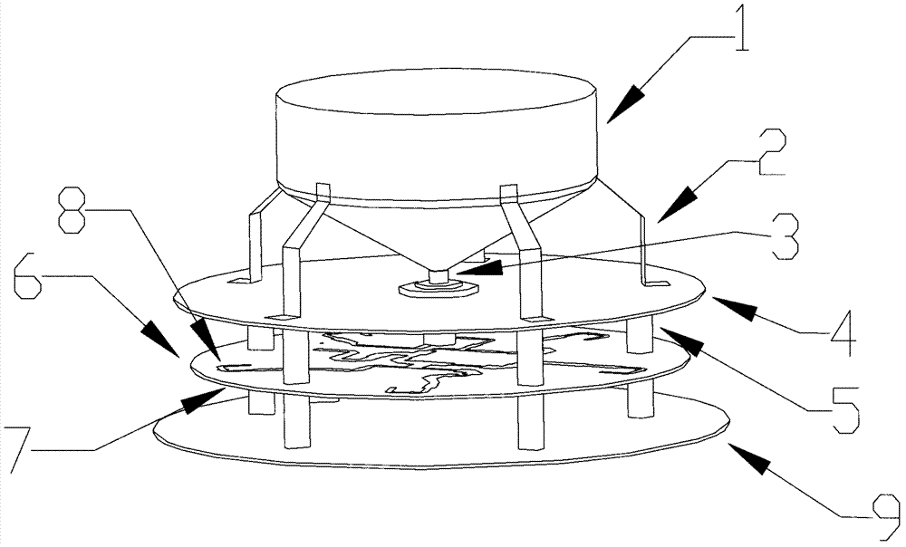 Broadband dual-polarized omnidirectional ceiling antenna