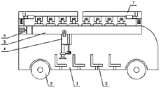 Smart bus with snow removal and garbage cleaning functions