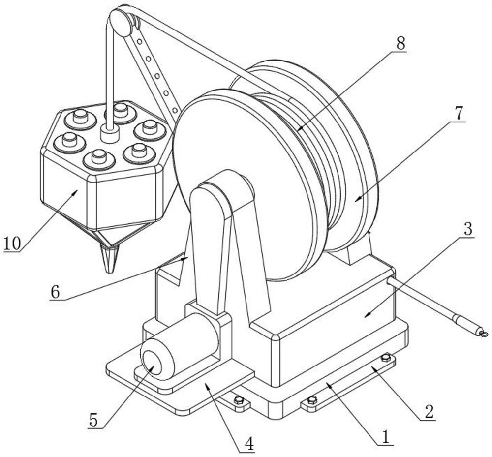 A seawater quality sampling device with different depths for ocean monitoring