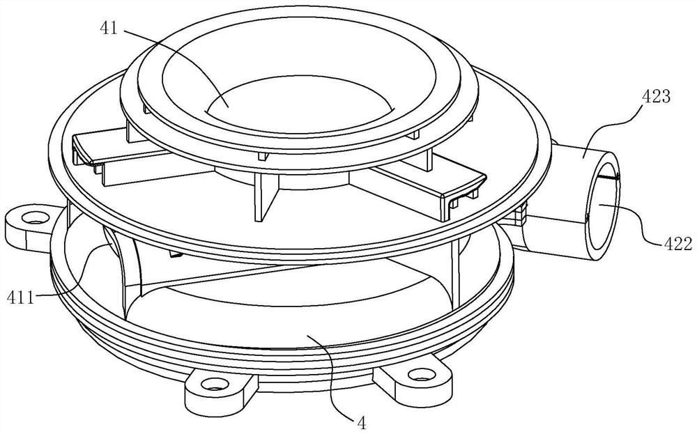 Water pump volute for cleaning machine