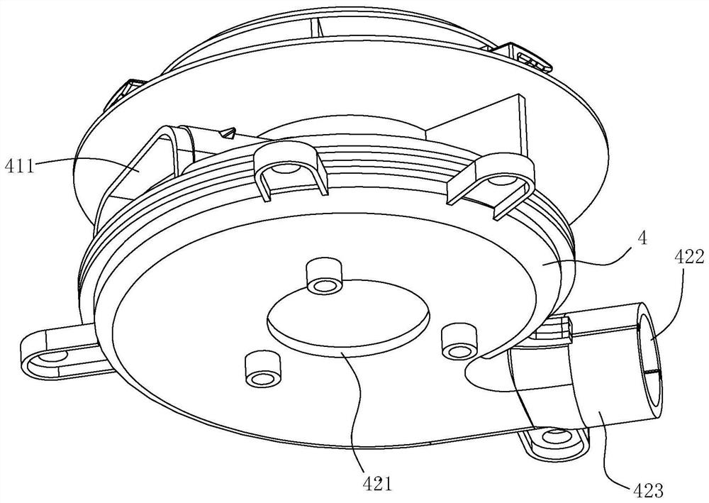 Water pump volute for cleaning machine