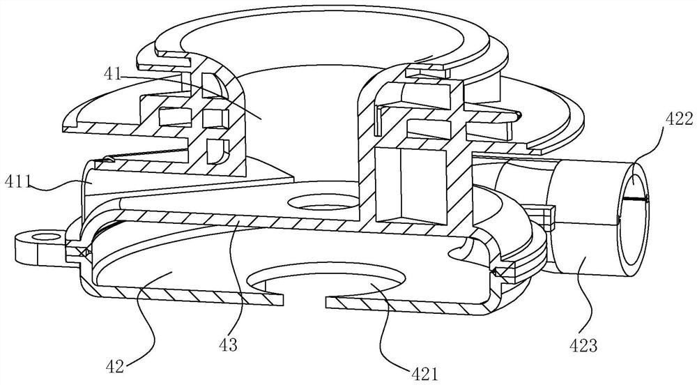 Water pump volute for cleaning machine