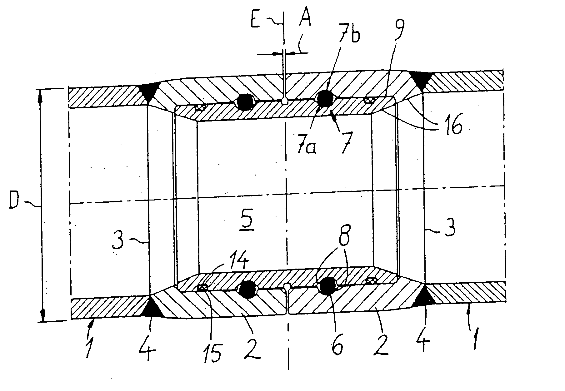 Coupling, particularly pipe coupling for high-pressure pipes or hoses