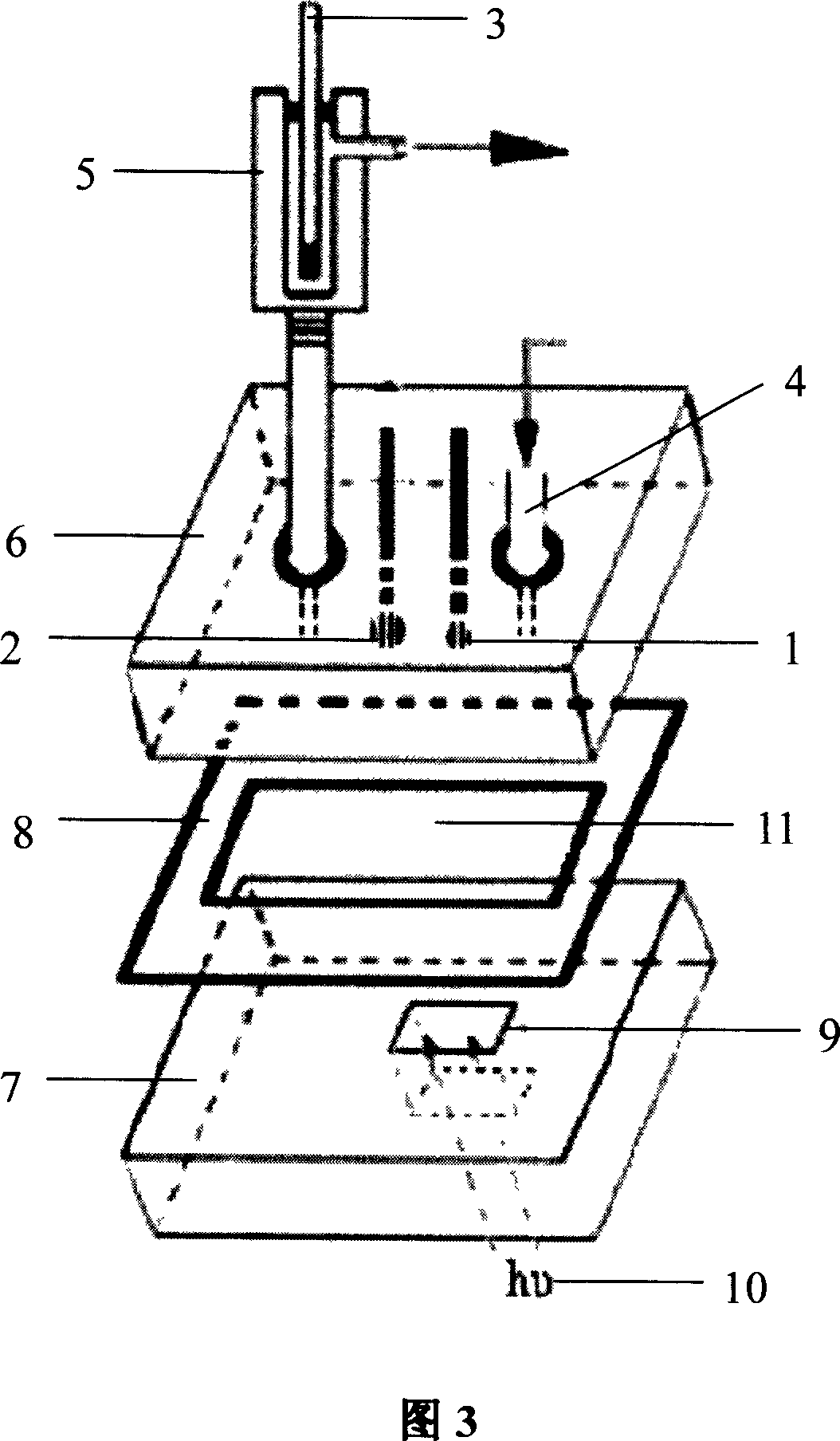 Method for measuring chemical oxygen requirement by photoelectric concerted catalysis