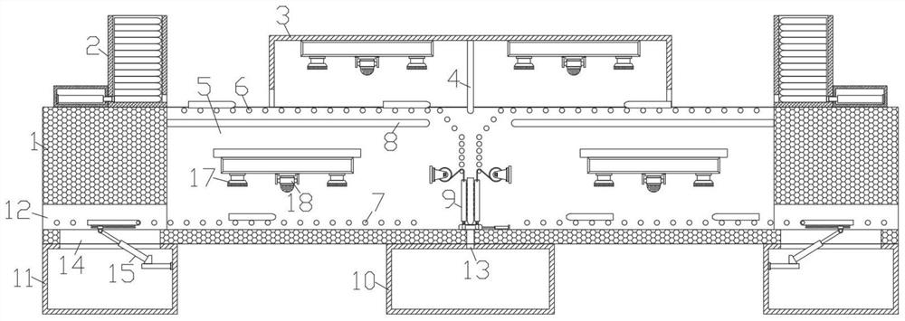 An intelligent automatic detection device for removing the air outlet of an automobile air conditioner