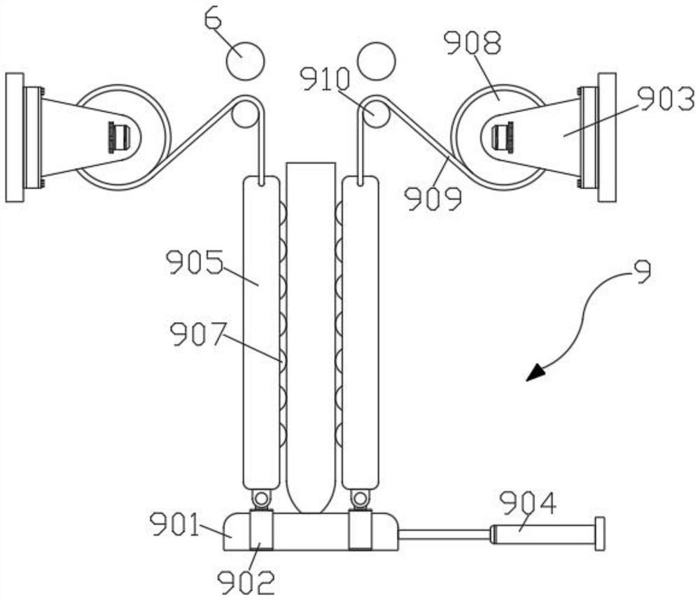 An intelligent automatic detection device for removing the air outlet of an automobile air conditioner