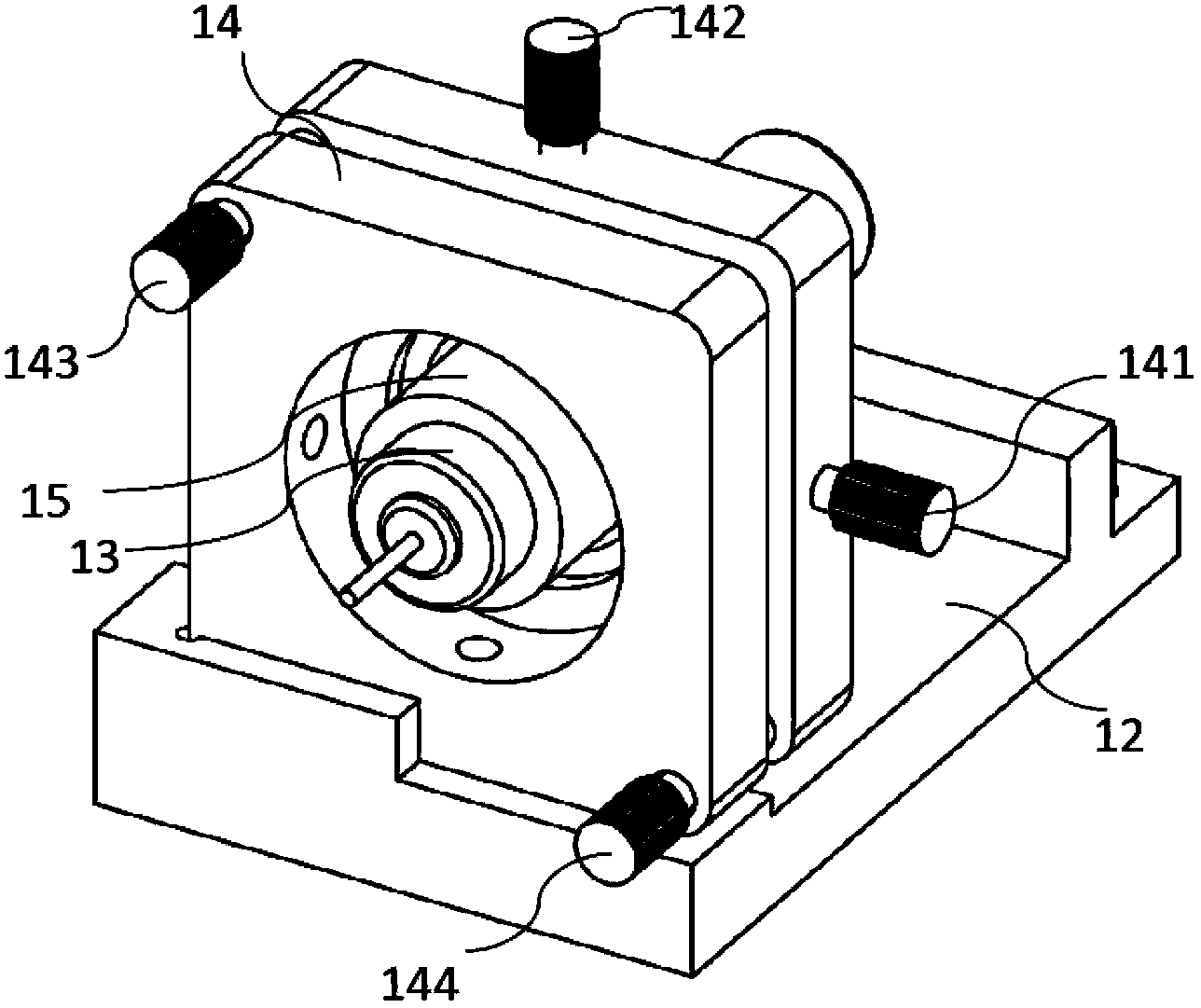 Installation and alignment indicating device and installation and alignment indicating method for PET-CT (positron emission tomography-computed tomography) frameworks