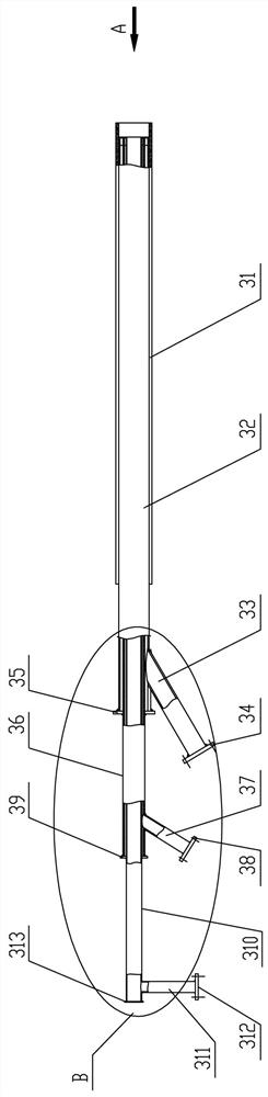 Three-channel pulverized coal burner and rotary kiln with same