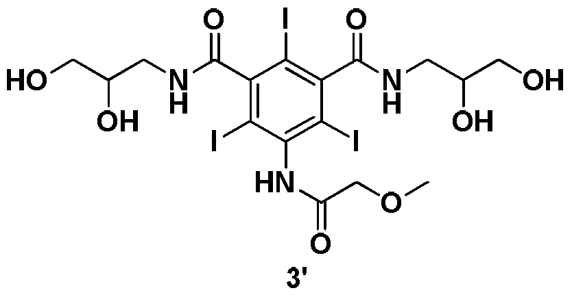 New method for preparing iopromide