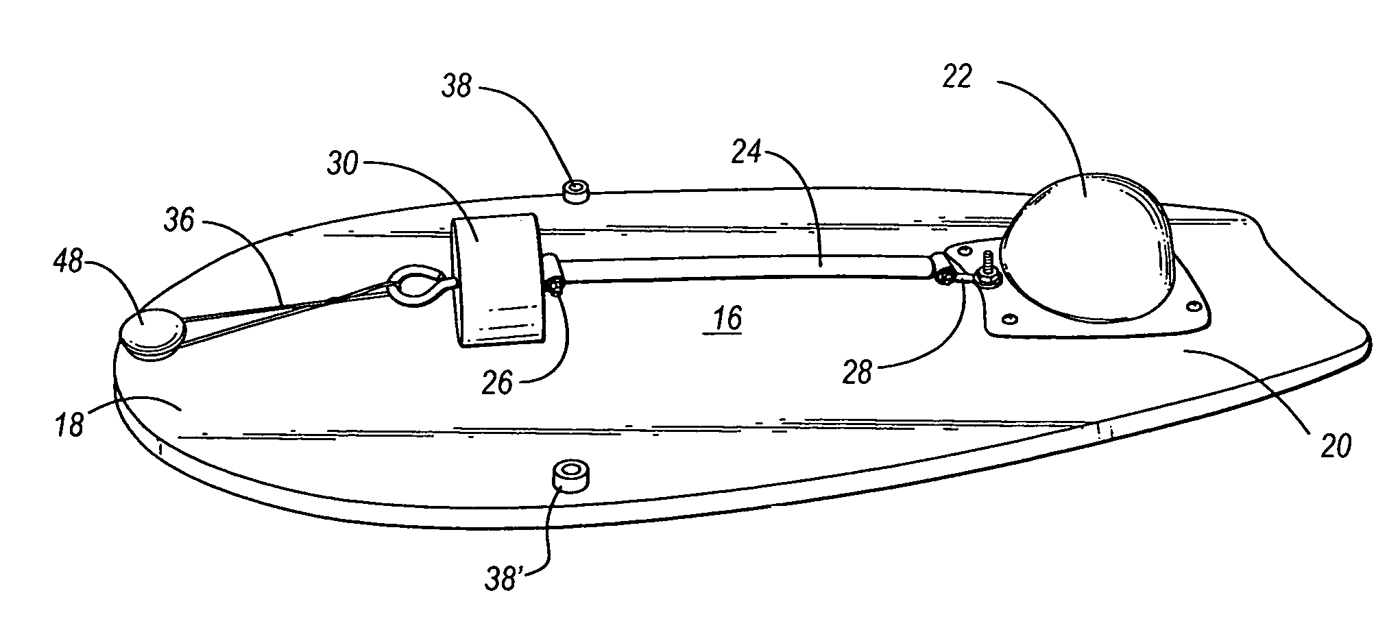 Board sport simulator and training device