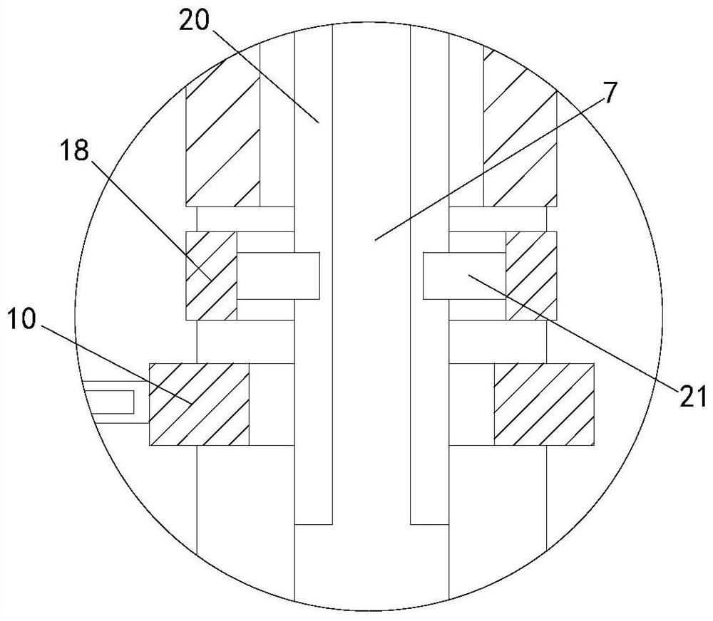 A cleaning device applied to road bridges