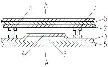 A stator core ventilation ditch structure