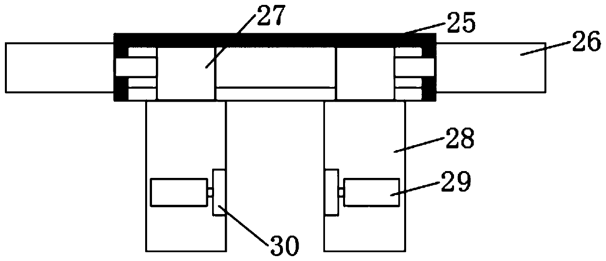 Wire splitting device of winding machine